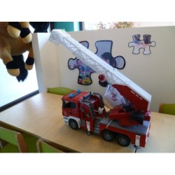 Brandweer ladderwagen