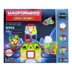 Magformers Basic Set + Neon Light Set